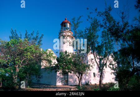 Leuchtturm, Bazaruto Island, Mosambik Stockfoto