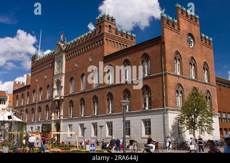 Rathaus, Odense, Dänemark Stockfoto