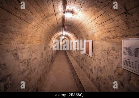 Luftschutzbunker im Spanischen Bürgerkrieg - Jaen, Spanien Stockfoto