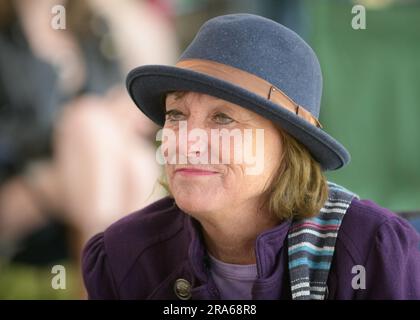 Sabine Hay, Derbyshire, Großbritannien. 01. Juli 2023 Exilmusikfestival. Bild: Mark Dunn/Alamy Live News Stockfoto