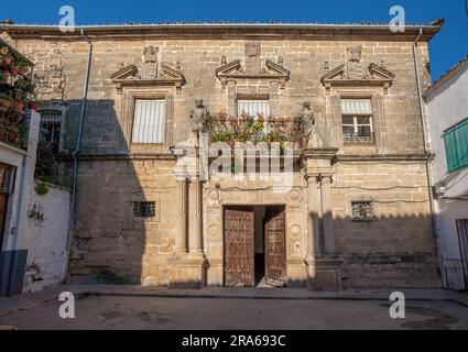 Porceles Palace - Ubeda, Jaen, Spanien Stockfoto