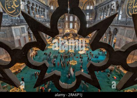 Die Große Moschee Der Hagia Sophia (Ayasofya Camii), Istanbul, Türkei Stockfoto