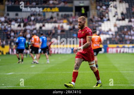 Hull, UK. 1. Juli 2023 Betfred Super League - Runde 17: Hull FC gegen Catalans Dragons. Sam Tomkins, Katalanische Drachen. Kredit Paul Whitehurst/Alamy Live News Stockfoto