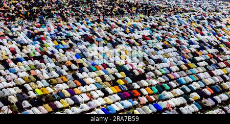 Eid al -Adha Gebete im Education City Stadium Doha Katar 28-06-2023 Stockfoto