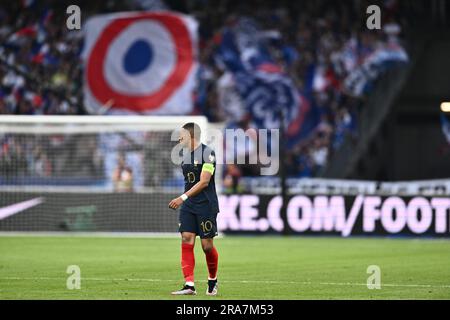 PARIS, FRANKREICH - JUNI 19: Kylian Mbappe von Frankreich während des UEFA-Wettkampfs der GRUPPE B IN der Euro 2024-Qualifikationsrunde zwischen Frankreich und Griechenland im Stade de France Stockfoto