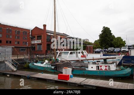 Mud Dock Café, in Bristol Stockfoto