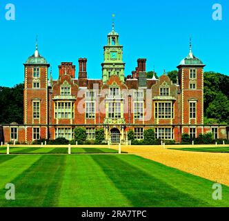 Blickling Hall, Jacobean Mansion, Norfolk, England, Großbritannien Stockfoto