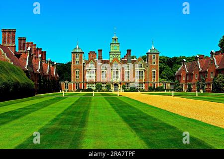 Blickling Hall, Jacobean Mansion, Norfolk, England, Großbritannien Stockfoto