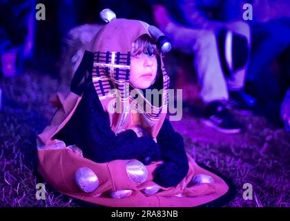 Sabine Hay, Derbyshire, Großbritannien. 01. Juli 2023 Exilmusikfestival. Bildunterschrift: Bild: Mark Dunn/Alamy Live News Stockfoto