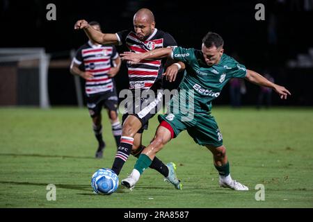 Recife, Brasilien. 01. Juli 2023. PE - RECIFE - 01/07/2023 - BRASILEIRO D 2023, SANTA CRUZ X NACIONAL DE PATOS - Italo Silva Spieler von Santa Cruz während eines Spiels gegen Nacional de Patos im Arruda Stadion für die brasilianische Meisterschaft D 2023. Foto: Rafael Vieira/AGIF/Sipa USA Kredit: SIPA USA/Alamy Live News Stockfoto