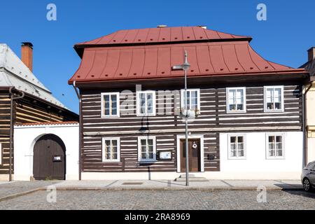 radnice, Masarykovo namesti, Bela pod Bezdezem, Ceska republika / Rathaus, Masaryk Square, Bela pod Bezdezem, Tschechische republik Stockfoto