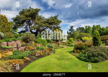 The Royal Botanic Garden Edinburgh in Edinburgh, Schottland, Großbritannien. Stockfoto