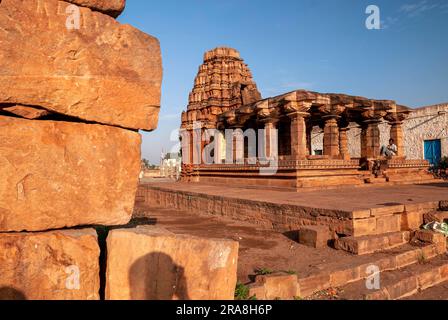 Yellamma-Tempel in Badami, Karnataka, Südindien, Indien, Asien Stockfoto