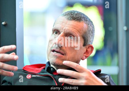 Spielberg, Autriche. 29. Juni 2023. STEINER Günther (ita), Teamleiter des Haas-F1-Teams, Portrait während der Formel-2023-Formel 1 Rolex Grosser Preis von Osterreich, 2023 österreichischer Grand Prix, 9. Runde der Formel-1-Weltmeisterschaft 2023 vom 30. Juni bis 2. Juli 2023 auf dem Red Bull Ring in Spielberg, Österreich - Foto DPPI Credit: DPPI Media/Alamy Live News Stockfoto