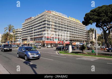 Casino Ruhl und Hotel Le Meridien, Nizza, Alpes-Maritimes, Provence-Alpes-Cote d'Azur, Südfrankreich, Kasino Stockfoto