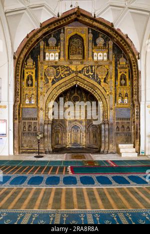 Gebetshalle des Jamia Masjid erbaut von Ali Adil Shah in1578, Bijapur, Karnataka, Südindien, Indien, Asien Stockfoto