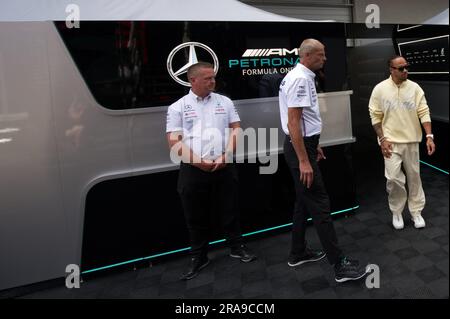 Spielberg, Österreich. 02. Juli 2023. Race e Presskonferenz, Formel-1-Meisterschaft in Spielberg, Österreich, Juli 02 2023 Kredit: Independent Photo Agency/Alamy Live News Stockfoto