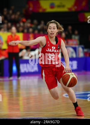 Sydney, Australien. 02. Juli 2023. Saori Miyazaki von Japan Frauen Basketballteam in Aktion während des FIBA Women's Asia Cup 2023 Division Ein Spiel zwischen China und Japan im Quay Centre. Endstand: China 73:71 Japan. Kredit: SOPA Images Limited/Alamy Live News Stockfoto