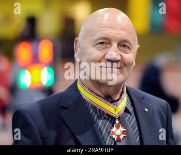 2008 11 29. Rimantas Bagdonas - litauischer Sportler, Wrestler, der einzige litauische Wrestler, der Weltmeister wurde. Stockfoto