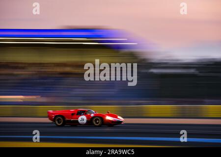 29 JACK(gbr), Lola T70 Mk.3 1967, Action während der Le Mans Classic 2023 vom 1. Bis 3. Juli 2023 auf dem Circuit des 24 Heures du Mans, in Le Mans, Frankreich - Photo Antonin Vincent/DPPI Credit: DPPI Media/Alamy Live News Stockfoto