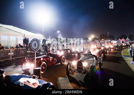 50 STAPTS (FRA), PEROUSE (Fra), Bugatti T35 1926, während der Le Mans Classic 2023 vom 1. Bis 3. Juli 2023 auf dem Circuit des 24 Heures du Mans, in Le Mans, Frankreich - Photo Antonin Vincent/DPPI Credit: DPPI Media/Alamy Live News Stockfoto