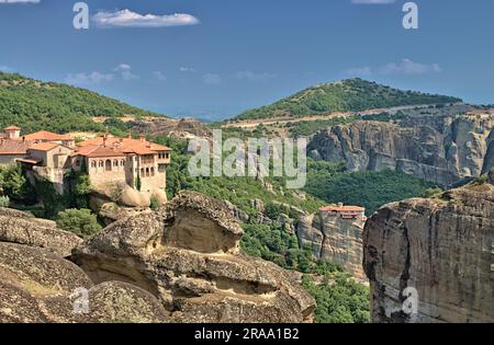 Meteora Klöster in Griechenland Stockfoto