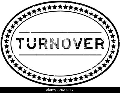 Grunge schwarzes Umschlagwort ovaler Gummidichtungsstempel auf weißem Hintergrund Stock Vektor