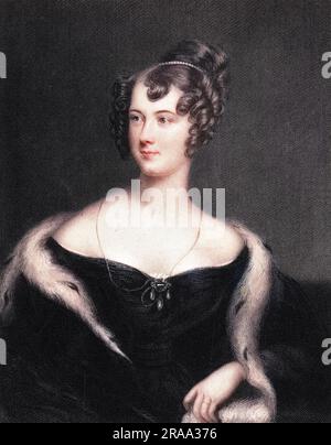 ADELAIDE RUSSELL (Need Lister) erste Frau von Lord John Russell (sie war zuvor mit Thomas verheiratet, zweiter Baron Ribblesdale). Datum: 1807 - 1838 Stockfoto