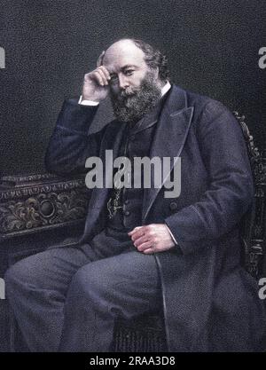 ROBERT CECIL, dritter marquis von SALISBURY Statesman, Ministerpräsident in den Jahren 1885, 1886 und 1895: Er war häufig auch Außenminister. Datum: 1830-1903 Stockfoto