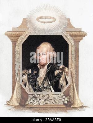 JAMES CECIL, siebter graf und erste marquise von SALISBURY, Lord Chamberlain Datum: 1748 - 1823 Stockfoto