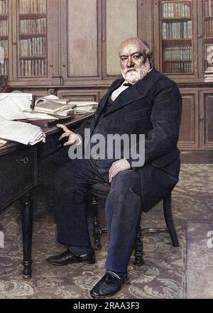 FRANCISQUE SARCEY (1827-1899), französischer Dramatiker Datum: 1887 Stockfoto