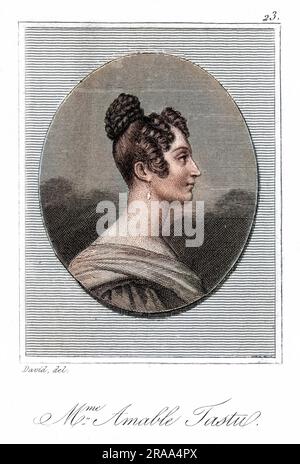 SABINE CASIMIRE AMABLE (nee Voiart) TASTU Französische Schriftstellerin Datum: 1798 - 1885 Stockfoto