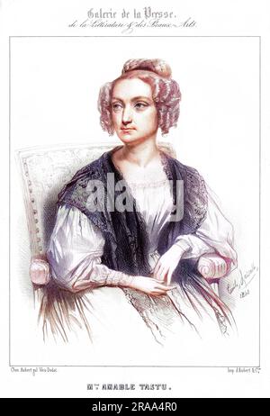 SABINE CASIMIRE AMABLE (nee Voiart) TASTU Französische Schriftstellerin Datum: 1798 - 1885 Stockfoto