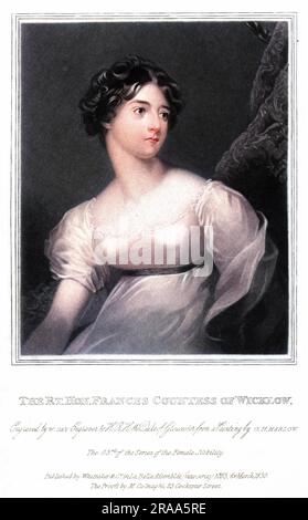 CECIL FRANCES (Nee Hamilton) Gräfin von WICKLOW, Ehefrau von William Howard, vierter earl Datum: 1795 - 1860 Stockfoto