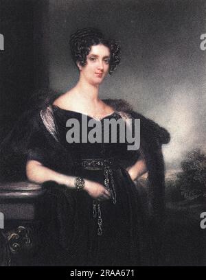 SOPHIA JANE (nee Williamson) Gräfin von ZETLAND, Frau von Thomas, zweiter earl Datum: ? - 1865 Stockfoto