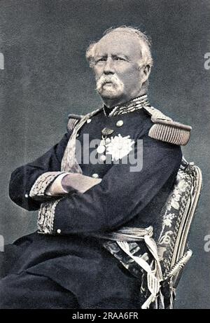 MARIE EDME PATRICE MAURICE, comte de MACMAHON, französischer Militärbefehlshaber und Staatsmann, prominent auf der Krim, Magenta und Solferino, Foto 1873. Datum: 1808 - 1893 Stockfoto