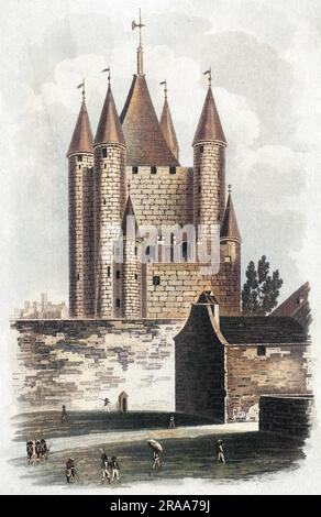 'Tempelturm - Staatliches Gefängnis von Paris' Datum: 1816 Stockfoto