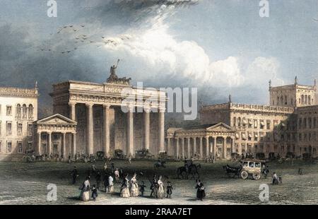 Das Brandenburger Tor Datum: Ca. 1840 Stockfoto