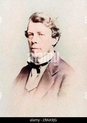 Edward T. Bennett, spiritualistischer, psychischer Forscher und Autor. Datum: Ca. 1874 Stockfoto