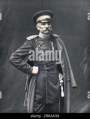 König Peter i. von Serbien (1844 – 1921), der von 1903 bis 1921 regierte.     Datum: c. 1914 Stockfoto