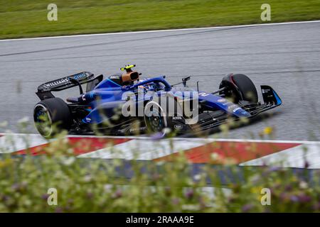 Spielberg, Österreich. 02. Juli 2023. SPIELBERG - Logan SarSergeant (Williams) während des österreichischen Grand Prix am Red Bull Ring am 02. Juli 2023 in Spielberg. ANP SEM VAN DER WAL Credit: ANP/Alamy Live News Stockfoto