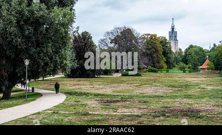 Friendship Island, Freiluftpark auf der Insel Havel, Freundschaftsinsel, Potsdam, Brandenburg, Deutschland Stockfoto