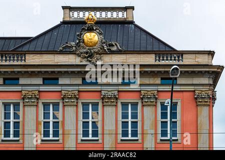 Das Brandenburger Parlamentsgebäude ist eine Rekonstruktion des barocken Stadtpalastes aus dem 17. Jahrhundert, Potsdam, Brandenburg. Die Barocke Stadt Pala Stockfoto