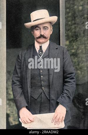 Graf Albert Mensdorff-Pouilly-Diechstrichstein (1861-1945), österreichisch-ungarischer Botschafter in London zum Zeitpunkt des Ausbruchs des Ersten Weltkriegs. Er war ein fähiger Diplomat und beliebt in den aristokratischen Kreisen Londons und war mit König Edward VII (dem er zweiter Cousin war) befreundet. Und König George V. Er wurde während der Krise im Juli 1914 nicht vollständig über österreichische Pläne informiert und musste London nach der Kriegserklärung am 12. August 1914 schließlich verlassen. Datum: 1914 Stockfoto