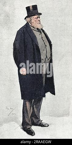 ROBERT CECIL, dritter marquis von SALISBURY Statesman, Ministerpräsident in den Jahren 1885, 1886, 1895 und 1909: Er war häufig auch Außenminister. Datum: 1830-1903 Stockfoto