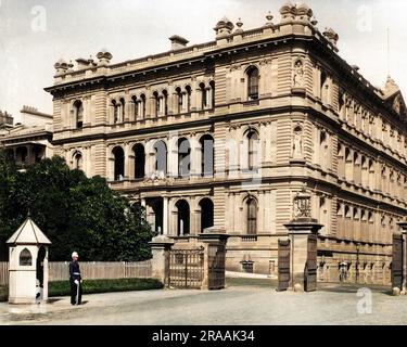 Büro des Chefsekretärs, Sydney, Australien. Datum: Ca. 1890er Stockfoto