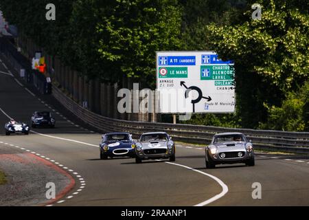 26 LIPS (Hg), Ferrari 250 GT SWB 1961, Aktion während des Le Mans Classic 2023 vom 1. Bis 3. Juli 2023 auf dem Circuit des 24 Heures du Mans, in Le Mans, Frankreich – Photo Antonin Vincent/DPPI Credit: DPPI Media/Alamy Live News Stockfoto