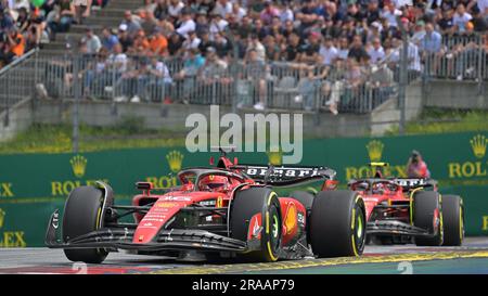 Spielberg, Österreich. 02. Juli 2023. Race e Presskonferenz, Formel-1-Meisterschaft in Spielberg, Österreich, Juli 02 2023 Kredit: Independent Photo Agency/Alamy Live News Stockfoto
