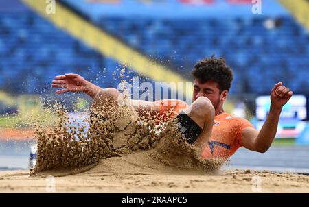 CHORZOW, POLEN - 24. JUNI: David Cairo aus den Niederlanden tritt am fünften Tag der Europaspiele 2023 am 24. Juni 2023 im Stadion SL an Stockfoto