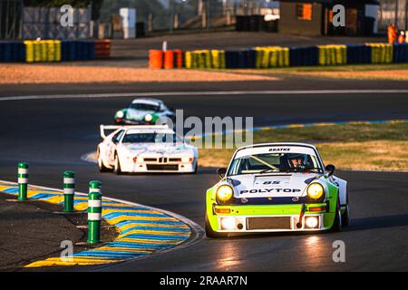 Le Mans, Frankreich. 02. Juli 2023. Aktion während des Le Mans Classic 2023 vom 1. Bis 3. Juli 2023 auf dem Circuit des 24 Heures du Mans in Le Mans, Frankreich - Foto Damien Saulnier/DPPI Credit: DPPI Media/Alamy Live News Stockfoto